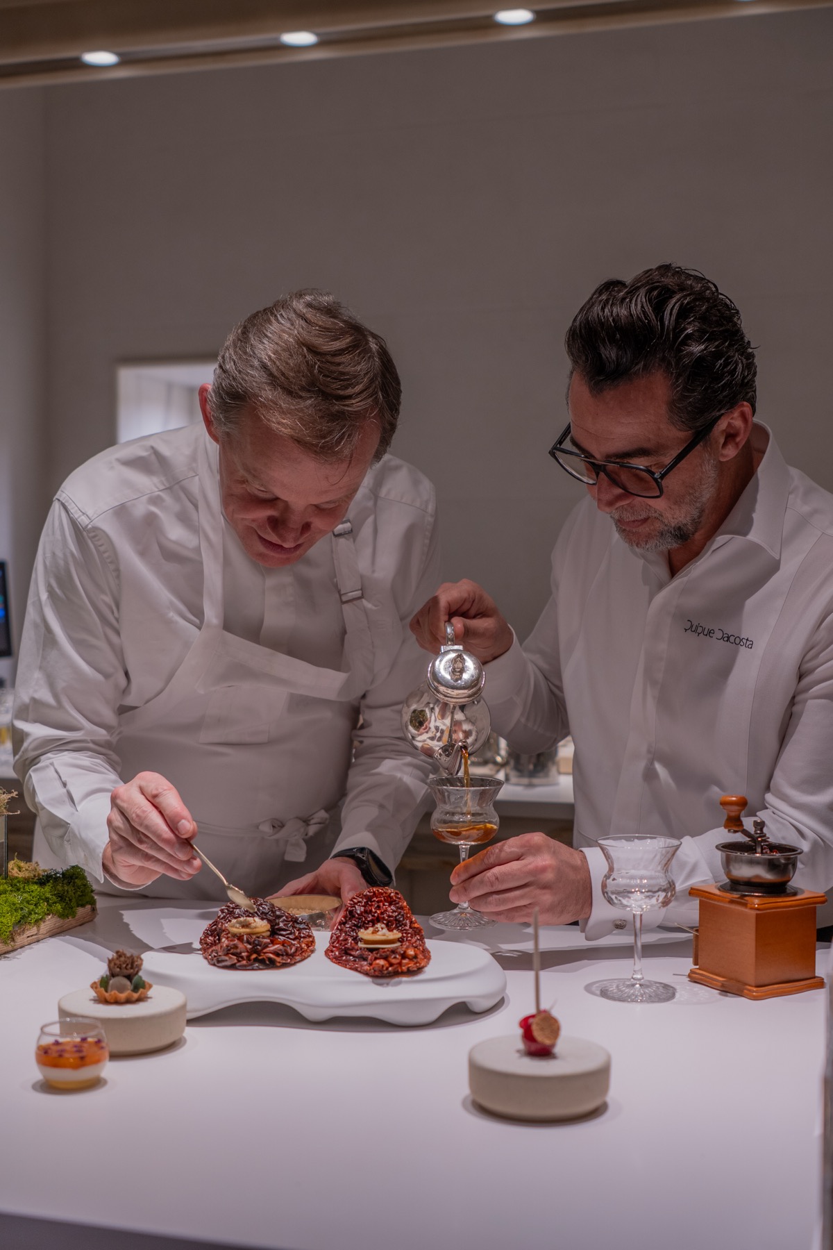Chef & Kitchen — Quique Dacosta x Richard Ekkebus at Deessa, Madrid